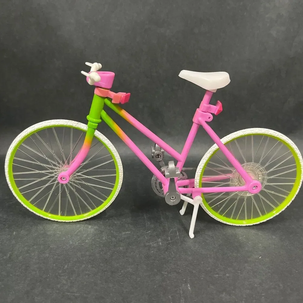 Rare Vintage‎ Barbie Doll Bicycle Pink Green White